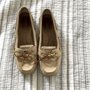 Sperry gold sparkle top-sider